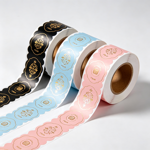 Etiquetas Adhesivas Personalizadas para Embalaje, Impresión de Logotipos en Vinilo Resistente al Agua, para Botellas, Marca de Productos, Venta al por Mayor - Product Image 1