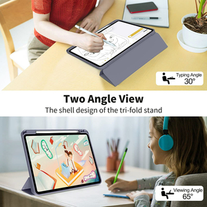 Oem PU Leather trio-gấp đứng trường hợp đối với iPad Pro 11 inch 4th 3rd thế hệ không khí 11 M2 2024 Air 5 <span class=keywords><strong>Tablet</strong></span> PC Bìa - Product Image 5