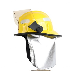 Casque de pompier américain certifié EN443, ovale à fentes, avec 4 points de suspension, pour la lutte contre les incendies forestiers, norme nationale 3C - Product Image 1