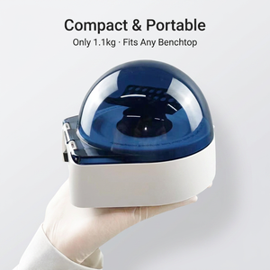 Mini <span class=keywords><strong>Centrifugeuse</strong></span> de Laboratoire 7000 tr/min 2680xg, Micro <span class=keywords><strong>Centrifugeuse</strong></span> Portable avec PCR et Double Rotor 1,5 ml/2 ml OEM - Product Image 5