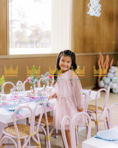 Vente en gros de chaises pour enfants en rotin faites à la main pour fête d'anniversaire mariage banquet décoration d'événement sièges pour enfants durables et écologiques - Product Image 5