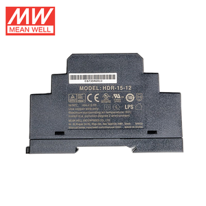 Mean Well HDR-15 Series 15W 5/12/15/24/48V Ultra-Slim Step-Shaped <strong>DIN</strong> <strong>Rail</strong> Power Supply, for Industrial Equipment - Product Image 2