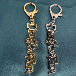 Llavero de Aleación de Zinc con Diseño de Logotipo Metálico Chapado en Oro y Plata, Estilo Vintage, Delta Sigma DST, Fabricante al por Mayor - Product Image 5