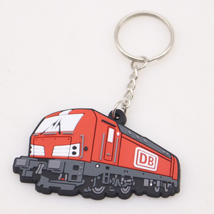 Porte-clés en caoutchouc souple personnalisé directement de l'usine Porte-clés cadeau promotionnel en PVC bon marché - Product Image 2