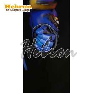 Disfraz de Robot <span class=keywords><strong>Payaso</strong></span> LED con Zancos, Control Inalámbrico, <span class=keywords><strong>Traje</strong></span> Luminoso para Espectáculos con Zancos de <span class=keywords><strong>Payaso</strong></span> y Burbuja - Product Image 4