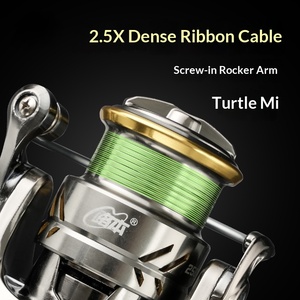 Carrete de Pesca Giratorio de Alta Densidad 2.5X, Tipo Atornillable, de Aleación, Suave, de Largo Alcance, para Pesca en Agua Salada y Dulce - Product Image 3