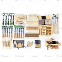 Le kit de sculpture industrielle sur bois comprend des ciseaux à bois, un ensemble de couteaux à découper, une gouge, des outils essentiels pour la sculpture sur bois