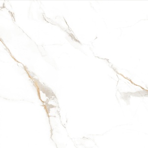 Azulejos de Cerámica Modernos, Blancos Brillantes, Esmaltados, de Mármol, 600x600 mm, Porcelánico Pulido, para Pisos, 60x60, Impresión de Mármol, para Habitaciones - Product Image 5