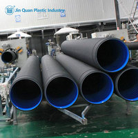 Tuyau de drainage à soufflet d'égout en HDPE à double paroi ondulé DN110-DN800 Joint de fusion à douille de 6 pouces Durée de vie de 60 ans-60 ~ 60