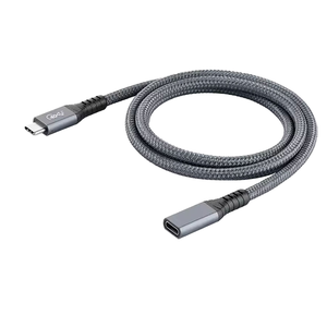 Cable de Extensión USB4 5A Tipo C Macho a Hembra, 40 Gbps, 8K 60 Hz, PD100W, Thunderbolt 3/4, 0.8 m, Contactos Chapados en Oro, para Monitor - Product Image 1
