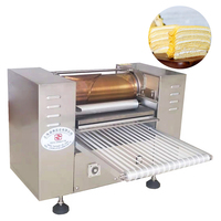 Nouvelle machine à crêpes miniatures entièrement automatique professionnelle de grande taille, machine à crêpes mille-feuilles portable à haute productivité