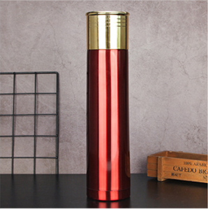 500ml 750ml1000mlステンレス鋼真空断熱銅ポリッシュショットガンシェル弾丸形状タンブラー - Product Image 2