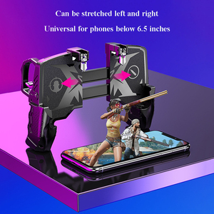 Mando K21 para móvil pu bg, mando para Smartphone, Joystick con <span class=keywords><strong>L1r1</strong></span>, botón de disparo, disparador de Metal - Product Image 4