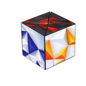 Прямая Продажа с фабрики крутая головоломка волшебный куб плавно АБС пластиковая креативная игрушка волшебный 3D куб для мальчиков и девочек
