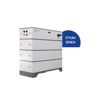 Stasiun Tenaga Surya GOSTA 307.2V 130AH Portabel, Dapat Ditumpuk di Dinding, Sistem Penyimpanan Rumah Modular, Paket Baterai Lithium Ion