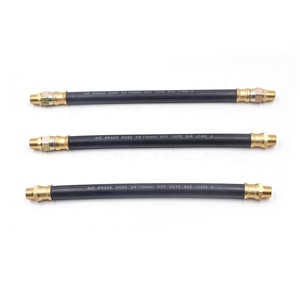 Tubi Flessibili per Freni ad Aria YUTE, Diametro Interno 1/2, Raccordi NPT 3/8, Un'Estremità Fissa, Un'Estremità Girevole, Lunghezza 18 Piedi - Product Image 3