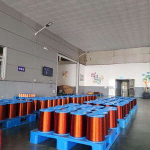 Cable de Cobre <span class=keywords><strong>Esmaltado</strong></span> de Poliéster Clase 130 Resistente al Envejecimiento, Conductor Sólido de 0.350mm 4300V para Iluminación, Venta Directa de China Huaerda - Product Image 1