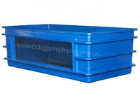 Réservoir d'eau rectangulaire en fibre de verre ZHY personnalisé, de haute qualité, durable, étanche, avec garantie d'usine d'un an