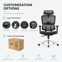 Chaise de bureau ergonomique pivotante, chaise de travail à dossier haut pour bureau, avec accoudoirs réglables, idéale pour bureau debout