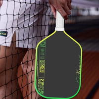 Raquette de pickleball en fibre de carbone T700, 230g, 16mm d'épaisseur, 418x190x16mm, structure nid d'abeille, fabrication OEM ODM, marque privée