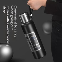Thermos en acier inoxydable 304 avec infuseur à thé, tasse thermique anti-fuite pour homme, cadeau d'affaires personnalisé