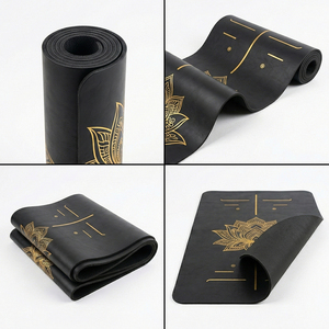 Tapete de <span class=keywords><strong>Yoga</strong></span> de Doble Capa de TPE Premium con Logotipo Personalizado OEM, 6mm, Antideslizante, Ecológico, para Pilates, Ejercicio, Gimnasia, con Bolsa de Transporte - Product Image 5