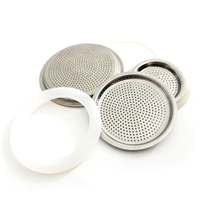 Filtro de <span class=keywords><strong>Café</strong></span> de Repuesto <span class=keywords><strong>para</strong></span> Cafetera Espresso de Estufa, 2/4/6/9 Tazas, Infusor de Malla de Acero Inoxidable - Product Image 3