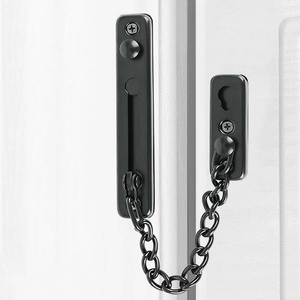Door <b>Chain</b> Lock Aluminium Security <b>Chain</b> Guard Springs Anti-Theft Press <b>Heavy</b> <b>Duty</b> Polished Latch Screw Modern Design 1 Year - Product Image 3