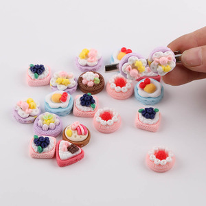จี้เรซิ่นรูปเค้กหลากสี สำหรับงาน DIY อุปกรณ์ตกแต่งเครื่องประดับ เคสมือถือ ของสะสม - Product Image 3