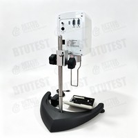 Viscosimètre rotatif numérique à écran tactile NDJ-8T 1-2M CP, rhéomètre de laboratoire à large plage avec stockage de données et affichage de la courbe de viscosité