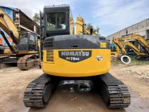 รถขุดตีนตะขาบ Komatsu PC78US มือสอง 8 ตัน จากญี่ปุ่น ประสิทธิภาพสูง <span class=keywords><strong>ราคา</strong></span>คุ้มค่า ระบบไฮดรอลิกดีเซล หมุนได้ในระยะใกล้พิเศษ - Product Image 3