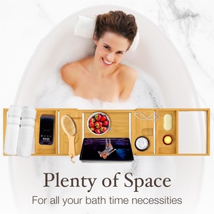 Plateau <span class=keywords><strong>de</strong></span> bain extensible en bambou <span class=keywords><strong>pour</strong></span> <span class=keywords><strong>baignoire</strong></span>, plateau <span class=keywords><strong>de</strong></span> bain pliable et étanche, organisateur et <span class=keywords><strong>support</strong></span> <span class=keywords><strong>pour</strong></span> vin en bambou <span class=keywords><strong>pour</strong></span> <span class=keywords><strong>baignoire</strong></span> - Product Image 6