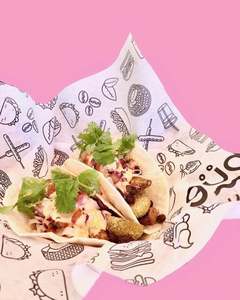 กระดาษห่ออาหารเคลือบ PE กันน้ำมัน สำหรับห่อแซนวิช แฮมเบอร์เกอร์ ขนมปัง เค้ก บรรจุภัณฑ์อาหาร ขายส่ง รับผลิตตามแบบ - Product Image 2