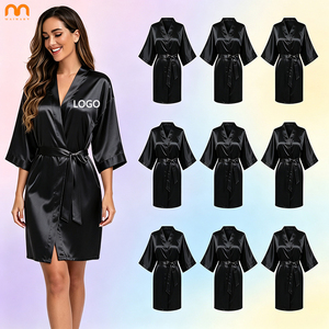 Accappatoi Kimono in Poliestere Personalizzabili con Logo, Morbidi e Antistatici, per Hotel, Casa, Salone, Abbigliamento da Lavoro, <span class=keywords><strong>Parrucchieri</strong></span> - Product Image 1