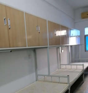 Lit simple en métal durable, idéal pour les hôtels, les dortoirs et les chambres à coucher, doté d'une structure de cadre de lit en acier - Product Image 6