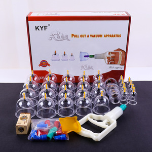 Peralatan medis tradisional Cina, peralatan terapi untuk tubuh, ventuses hijab tanpa api, 32 buah - Product Image 4