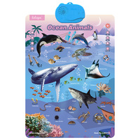 Affiches éducatives ABC pour l'apprentissage des tout-petits, jouets d'orthographe pour enfants, cadeau parfait pour les bébés de 2 à 4 ans, affiches en plastique pour les enfants de 5 à 7 ans