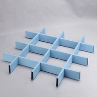 Rejilla de Techo de Aluminio de Celda Abierta para Interiores, Rejilla de Techo para Restaurante, Tienda, Garaje, Cobertizo, Techo Falso