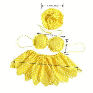 Conjunto de Bikini Hawaiano Nuevo 2025 para Muñecas, Ropa de Porche Cross Border Goose, <span class=keywords><strong>Camisa</strong></span> de 48g, Bikini de 28g - Product Image 3