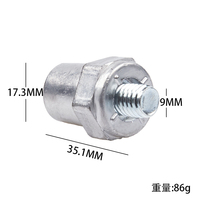 Java Made Top Crimp M8 Lead BT141/142 Battery Terminals Lead Conversion for Automotive Use Replacement Terminals