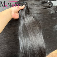 Cabello Humano Vietnamita Virgen SDD Liso Natural de 8 a 30 Pulgadas, Doble Trama Superior, Color Negro, Proveedor de Cabello Humano, Paquetes de Cabello Humano