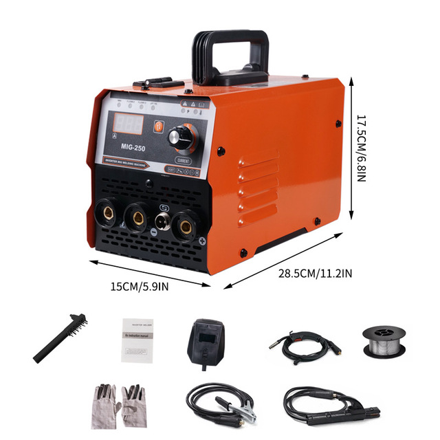 Mini Portable Wide Voltage Welder Kit, Inverter Welding Machine for Home & Construction