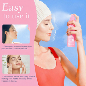 Logo personalizzato idratazione lenitivo Spf <span class=keywords><strong>50</strong></span> protezione <span class=keywords><strong>solare</strong></span> <span class=keywords><strong>Spray</strong></span> con acido ialuronico adatto a tutti i tipi di pelle - Product Image 6