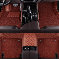 Tapis de sol de voiture à double couche Nano Carpet-Tapis de sol de voiture imperméable, résistant aux taches et durable