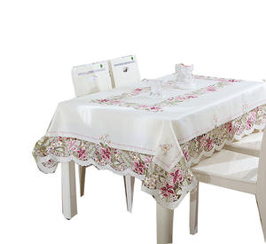 All'ingrosso tovaglia di pizzo fatta a mano ricami Jacquard di lusso <span class=keywords><strong>per</strong></span> matrimonio a casa-nuova tovaglia rettangolare in stile europeo - Product Image 1