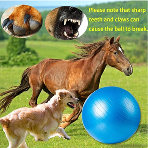 Pelota de juego de caballos de PVC redonda de 95cm, juguete de pastoreo inflable suave no explosivo, Extra resistente para mascotas <span class=keywords><strong>y</strong></span> caballos, productos para caballos - Product Image 6