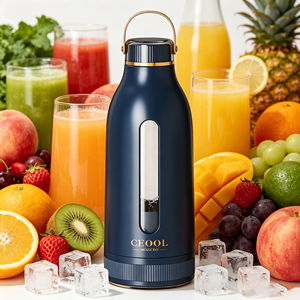 Usine en gros Mini jus de fruits frais presse-agrumes Mixeur Mélangeur de fruits Bouteille Liquidificador Licuadora Portatil Smoothie Mélangeurs portables - Product Image 2
