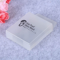 Vente en gros personnalisée durable PET pliable boîte blanche boîtes en plastique emballage avec impression de logo personnalisé pour outils de maquillage