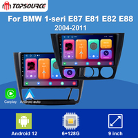 Autoradio 2Din Android Octa Core Autoradio DVD GPS Navigation Player Multimédia Android Auto Carplay Pour BMW 1-seri E87 E81 E82