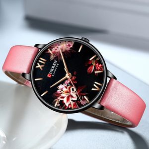 <span class=keywords><strong>นาฬิกา</strong></span>ควอทซ์สายหนังลำลองสำหรับผู้หญิงนาฬิกาข้อมือสตรีสวยงาม - Product Image 2